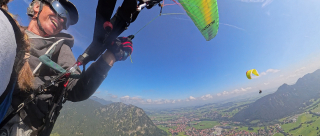 Paragliding Tandemflug Breitenberg Tandemflug tandem guru